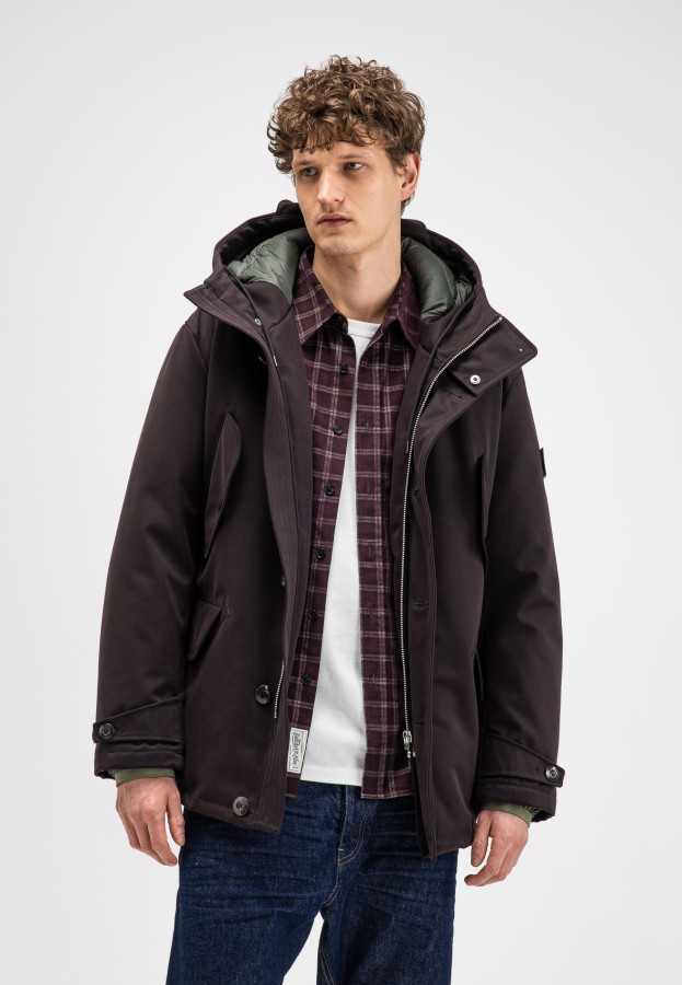 Afbeelding van Knox Jacket M2627017 Topaz Brown 694 - Heren Parka - Butcher of Blue